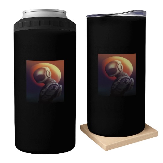 Space astronaut science planets astronomy design Can Coolers
