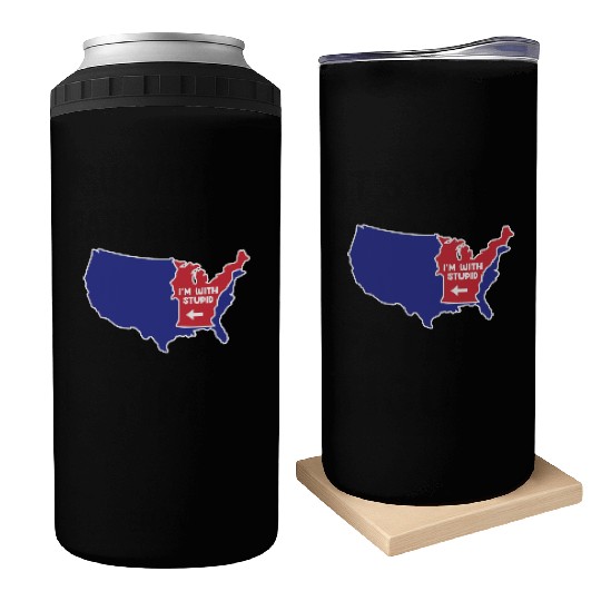 Vermont State US Design for patriotic Vermonters Can Coolers