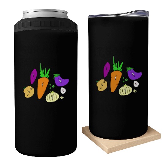 Vegetable friends Can Coolers