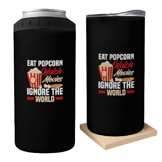 Film Popcorn Cinema Can Coolers