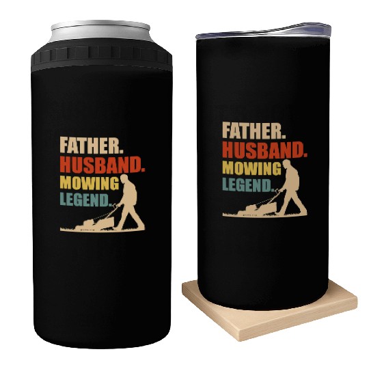 Cool Lawn Mowing For Men Father Lawn Care Gardenin Can Coolers