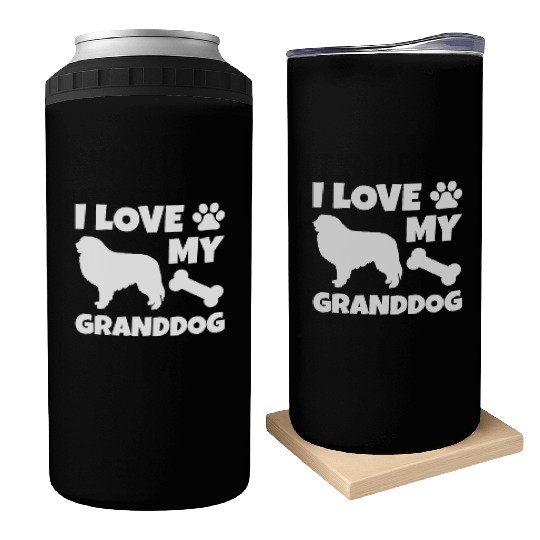 I Love My Granddog Great Pyrenees Can Coolers