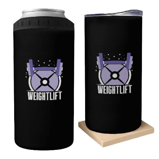 Weightlift Weightlifting Gym Workout Lifting Can Coolers