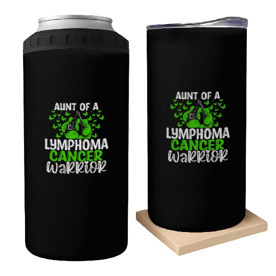 Lymphoma Cancer Awareness Aunt Nephew Niece Can Coolers