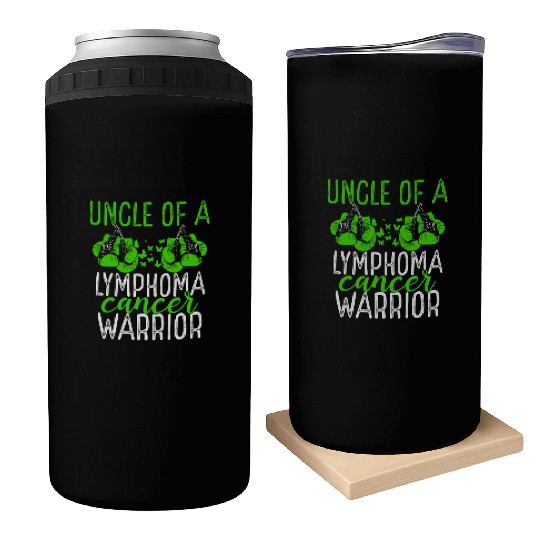 Uncle Lymphoma Cancer Awareness Niece Nephew Can Coolers
