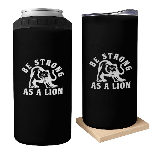 be strong as a lion Can Coolers
