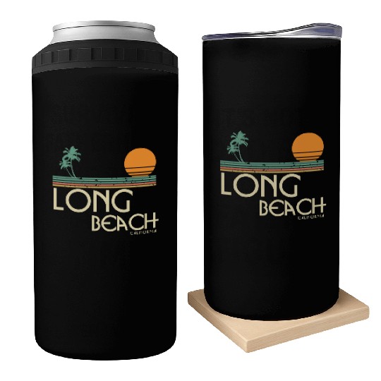 Vintage Long Beach California Can Coolers