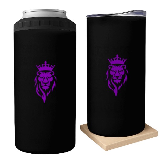 LION LILAC Can Coolers