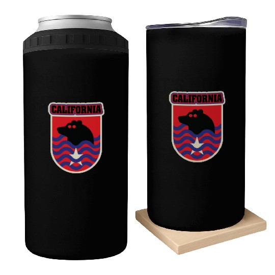 US States CALIFORNIA Can Coolers
