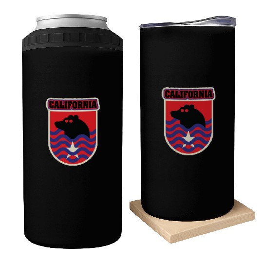 US States CALIFORNIA Can Coolers