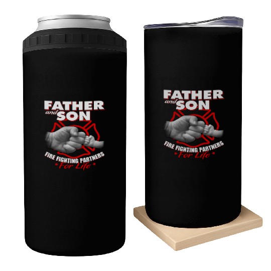 Firefighter Gifts for Men Him Father Son Dad Can Coolers