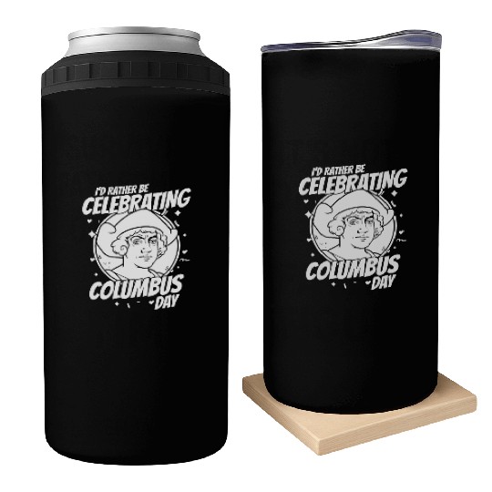 Columbus Day 1492 Can Coolers