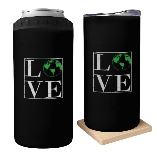 Love Environment Nature Planet Earth Can Coolers