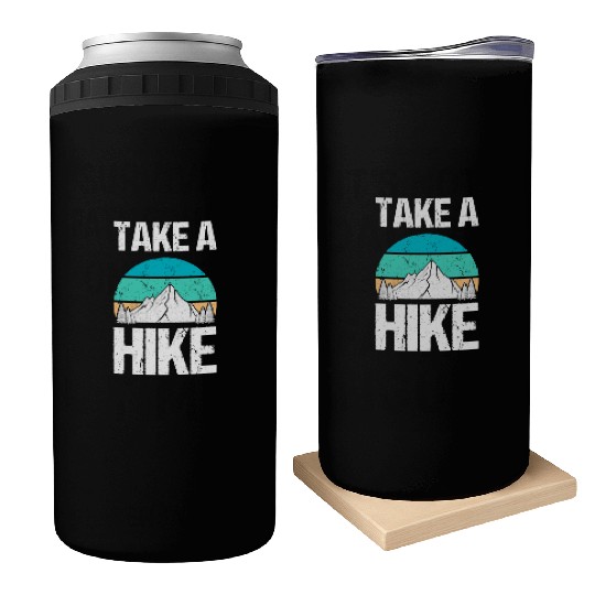 Take a Hike Can Coolers