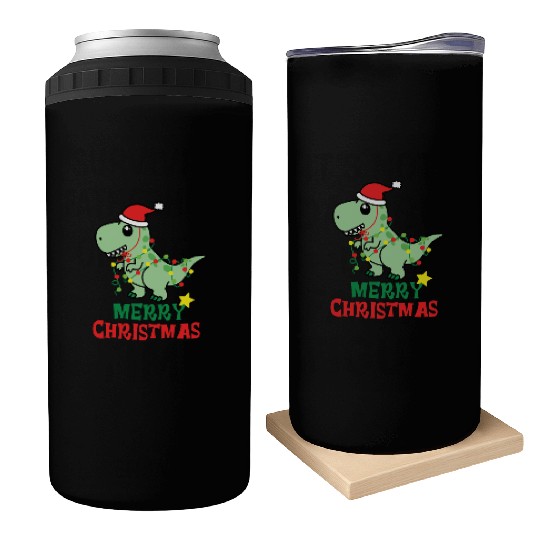 Minimalist Santa Claus Can Coolers