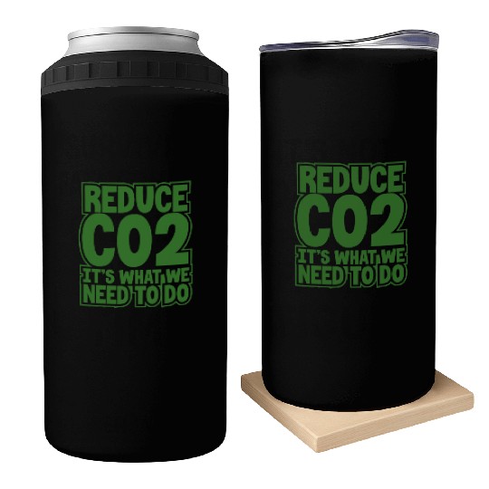 Environment Gift Idea Reduce CO2 It's What We Can Coolers