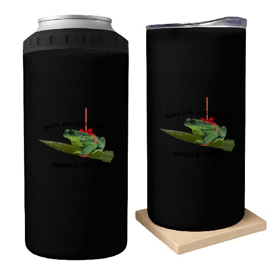 Meet me under the missile toad – mistletoe pun Can Coolers