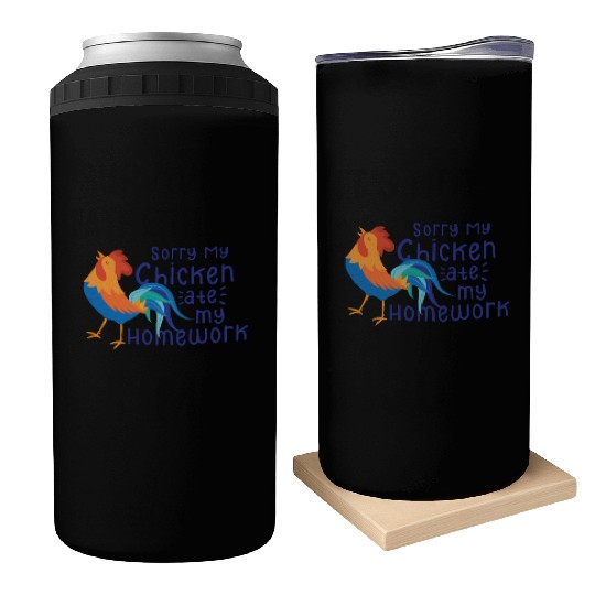 Chicken Farmer Gift Funny Chickens Country Farm Can Coolers