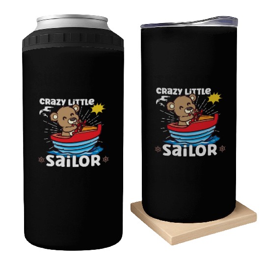 Sailing Sailboat Boating Kid Child Yacht Boat Can Coolers