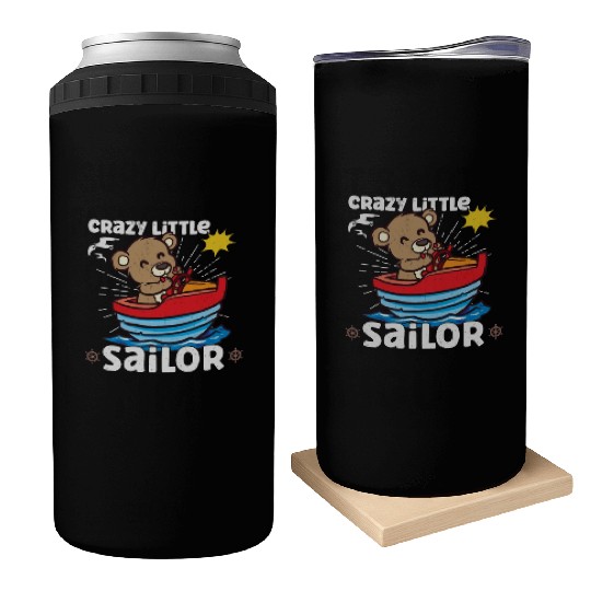 Sailing Sailboat Boating Kid Child Yacht Boat Can Coolers