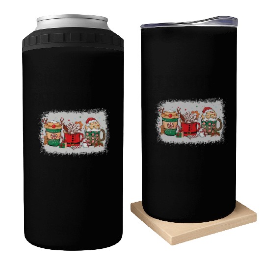 Christmas Hot Chocolate Cup Can Coolers