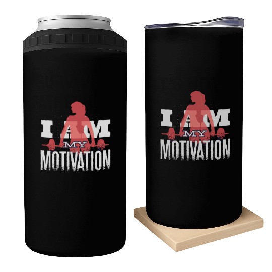 I Am My Fitness Motivation Gym Workout Affirmation Can Coolers