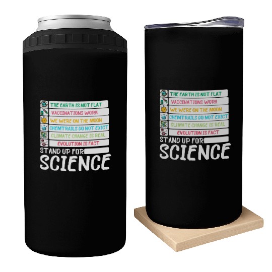 Earth Day Stand Up For Science Science Fiction Day Can Coolers