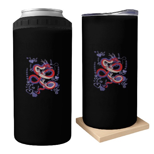 Cooler Japanese dragon Can Coolers