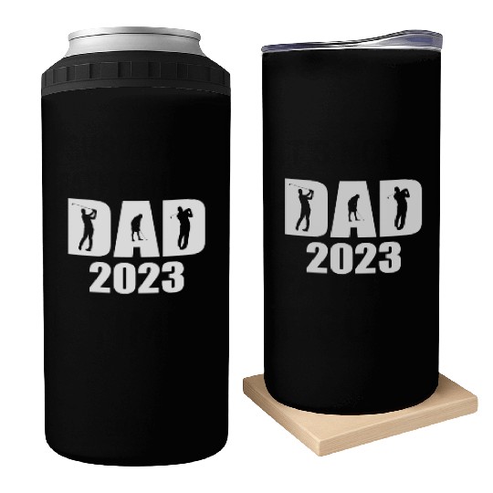 Funny Dad 2023 For Golfer Can Coolers