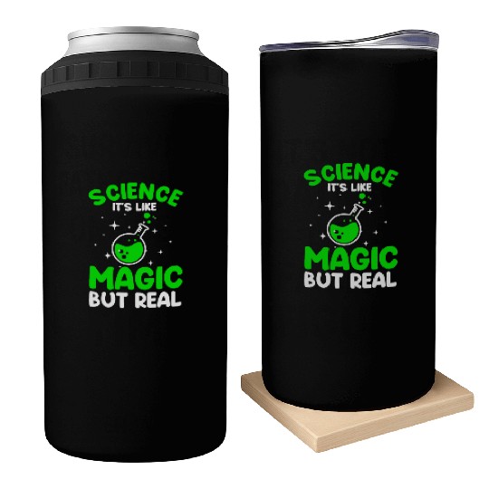 Cool Science For Men Women Science Is Real Magic Can Coolers