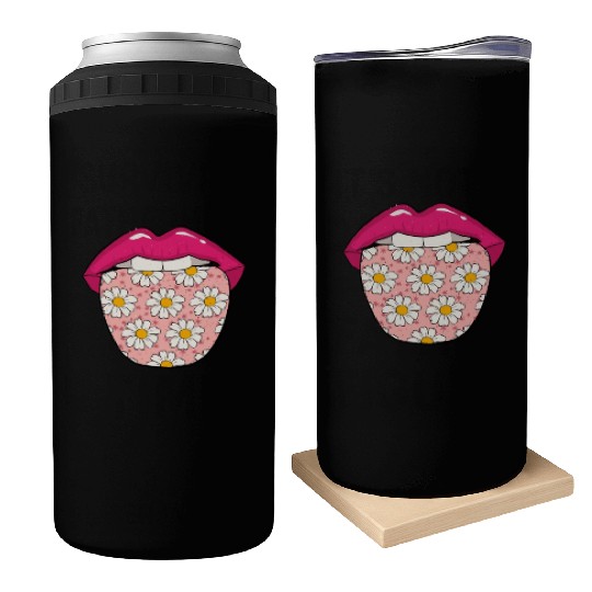 Daisy Gardening Tongue Can Coolers