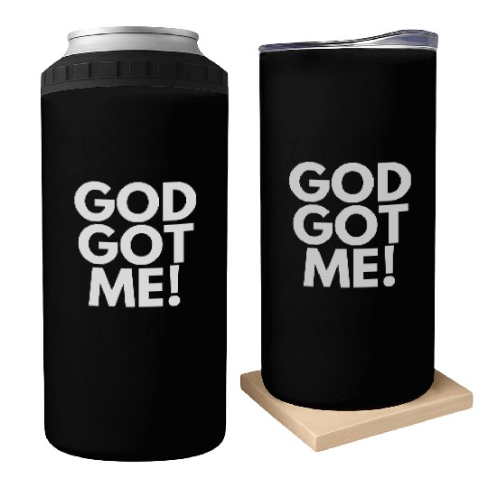 God Got Me, Christian, Quote Can Coolers