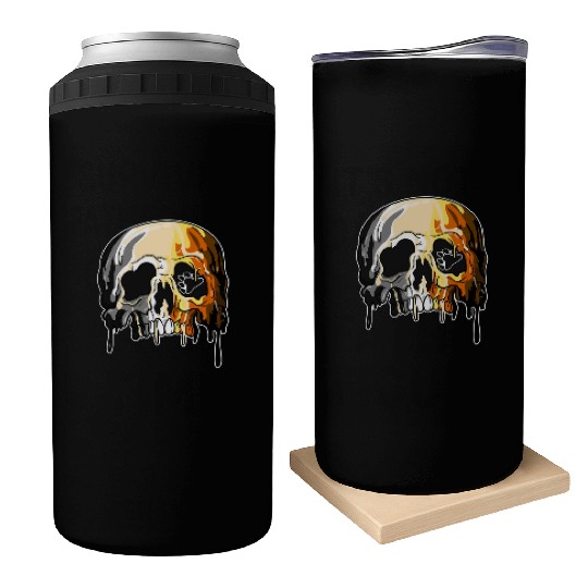 Bear LGBTQ Candle Sugar Skull Gay Pride Can Coolers