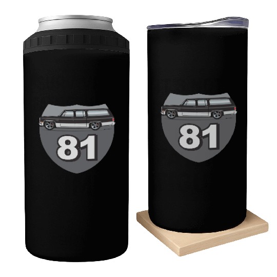 81 Midnight Black Can Coolers