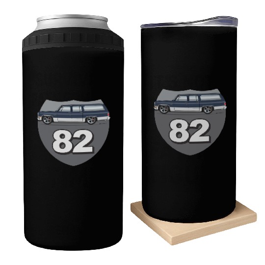 82 Midnight Blue Can Coolers