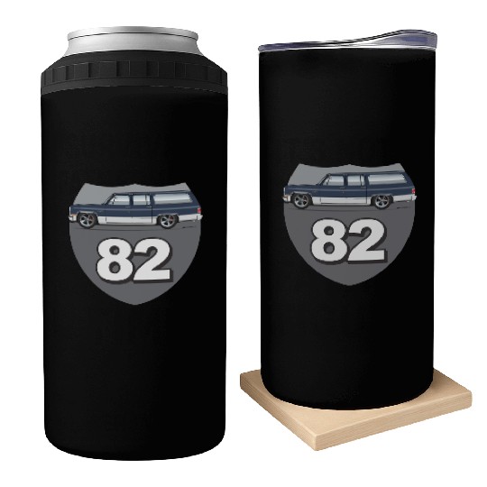 82 Midnight Blue Can Coolers