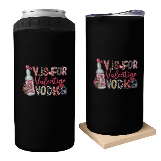 V Is For Vodka Can Coolers Valentine Can Coolers Xoxo