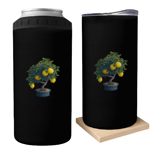 Lemon Bonsai Tree Can Coolers