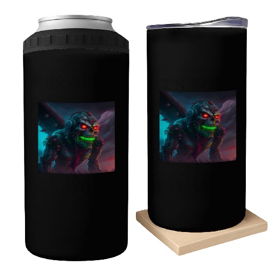 ZOMBIE IRON MAIDEN (version 15) Can Coolers