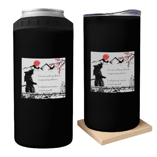 Samurai Quote Inspirational Japan Warrior Success Can Coolers