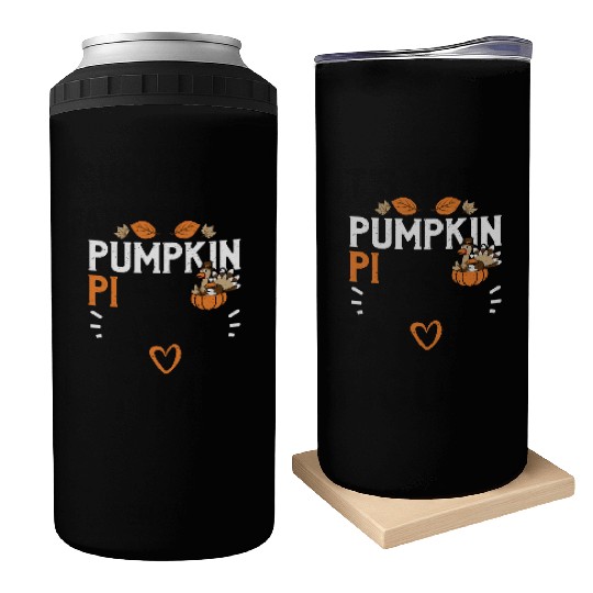 Pumpkin Pi - Thanksgiving Can Coolers