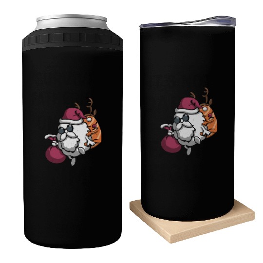 Sushi Santa - Christmas Santa Claus Can Coolers