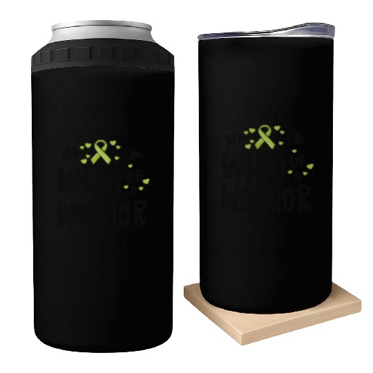 Wife Of A Warrior Lymphoma Cancer Awareness Can Coolers
