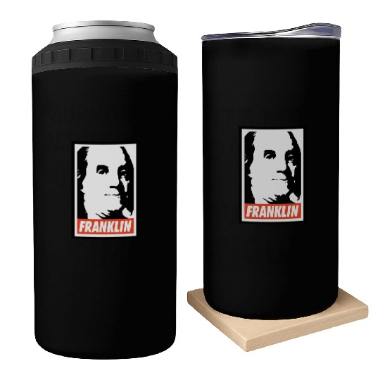 Benjamin Franklin Can Coolers