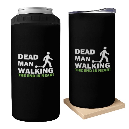 Dead Man Walking Bachelor Party Wedding Groom Can Coolers