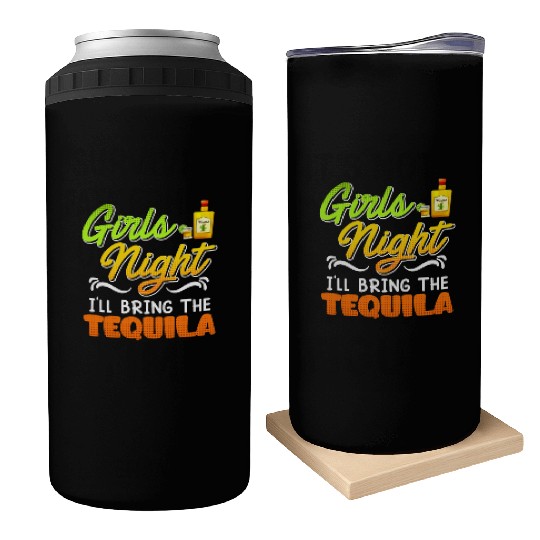 Girls Night I'll bring the Tequila Spring Break Can Coolers