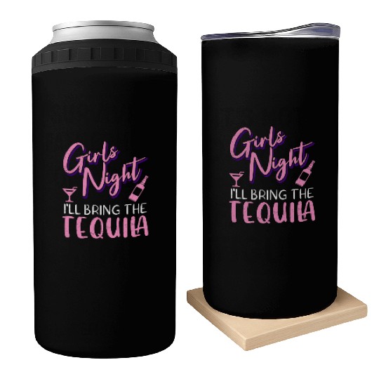 Girls night out I bring the tequila Spring Break Can Coolers
