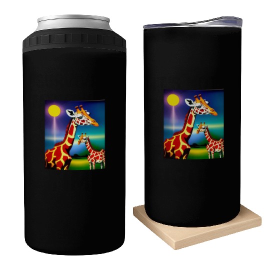 Giraffe in the spectrum of light Can Coolers