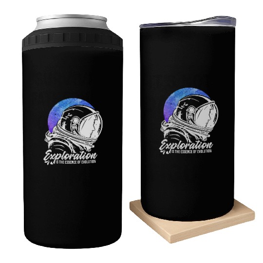 Amusing Explorations Of Cheerful Astronauts Quote Can Coolers