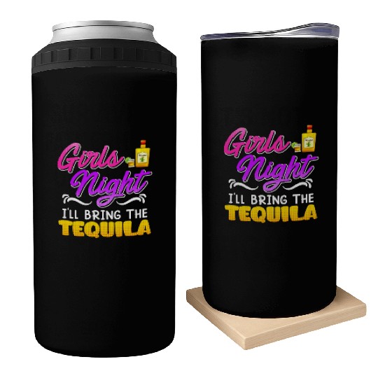 Girls Night I'll bring the Tequila Spring Break Can Coolers